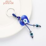 Porte-clé en forme de cœur, symbole d'affection