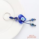 Accessoire porte-clé cœur, design élégant