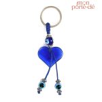 Porte-clé décoratif en cœur, style unique