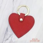 Cadeau porte-clé cœur, gravure personnalisée