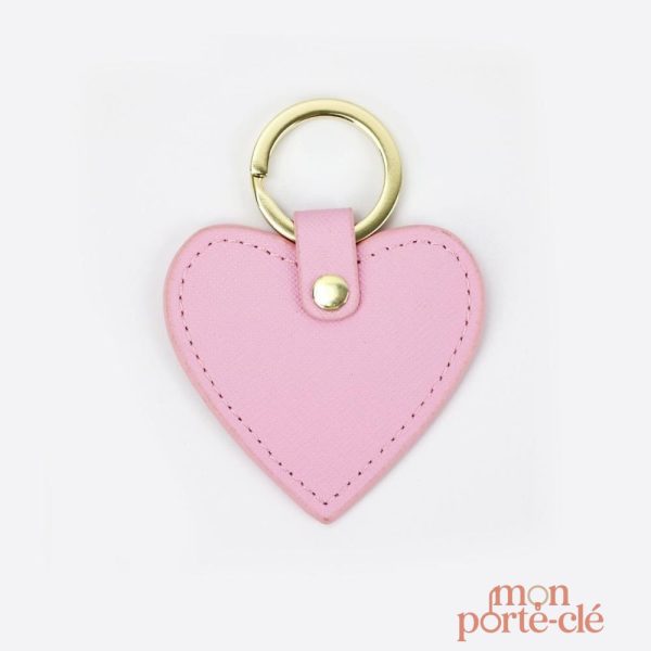 Porte-clé unique, forme de cœur