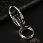 Porte-clé pratique pour homme en acier coloré