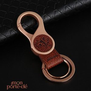 Porte-clé en cuir Le Cool, accessoire élégant et pratique