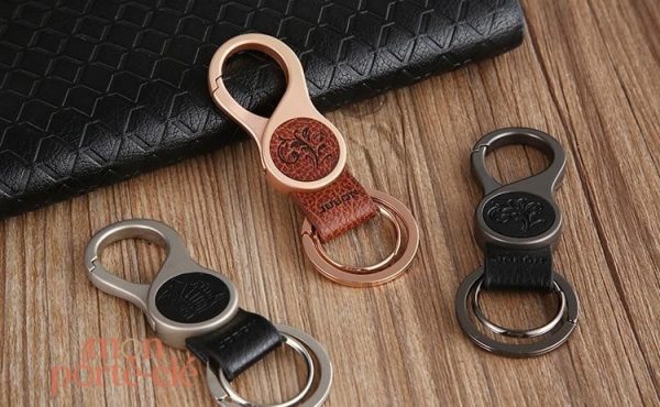 Porte-clé cuir durable, parfaite idée cadeau