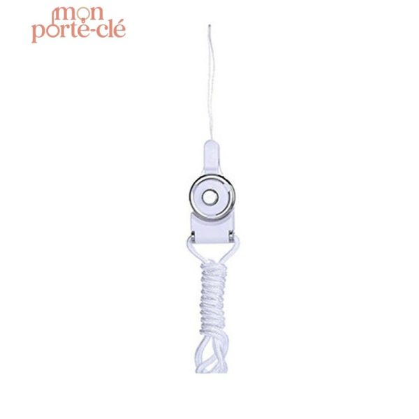 Porte-clé pratique en cordon chic