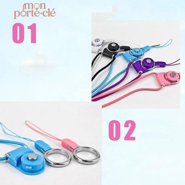 Porte-clé en cordon élégant et durable