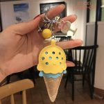 Porte-clé cornet de glace, accessoire amusant