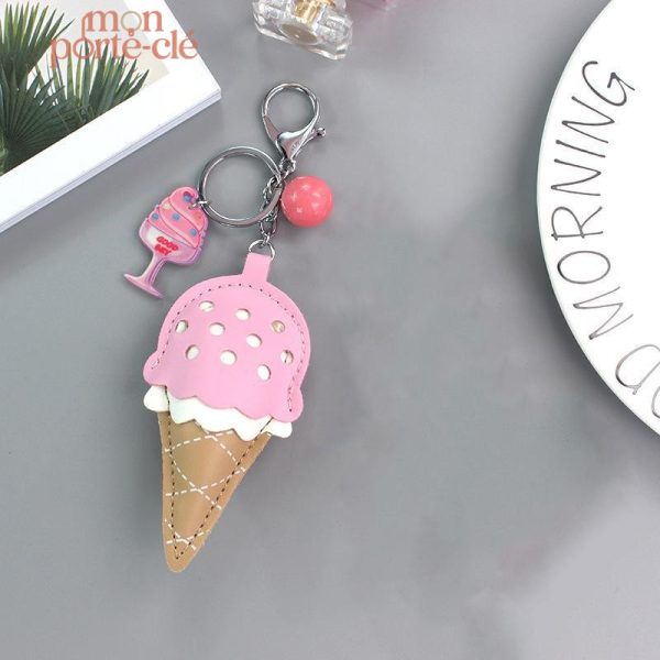 Porte-clé créatif pour les amoureux des glaces