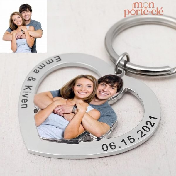 Porte-clé romantique pour couples