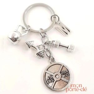 Porte-clé pour les fans de Crossfit, alliant style et fonctionnalité