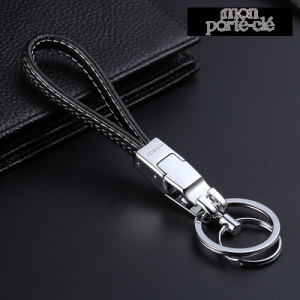 Porte-clé en cuir chic et durable