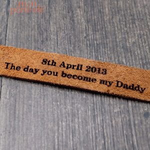 Porte-clé en cuir avec option de personnalisation