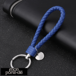 Porte-Clé Cuir Tressé élégant et pratique