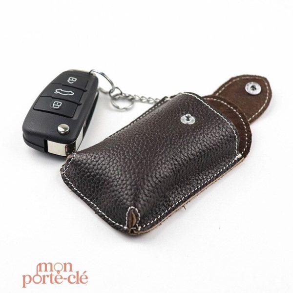 Porte clé en cuir élégant et pratique
