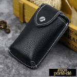 Porte clé voiture en cuir premium