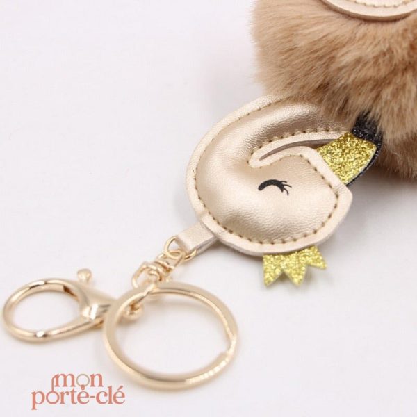 Porte-clé cygne, un cadeau parfait pour les fans d'animaux