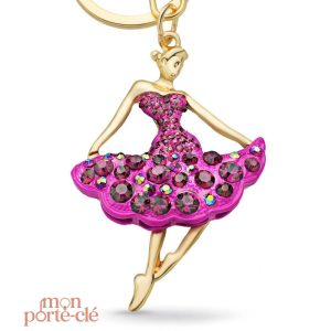 Porte-Clé Danseuse Étoile en métal
