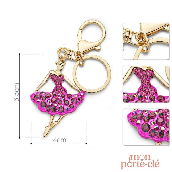 Porte-Clé La Danseuse étoile, accessoire tendance