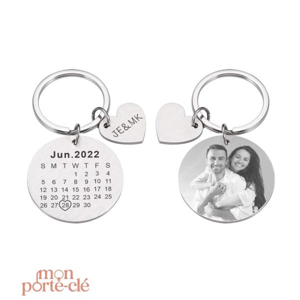 Porte-clé romantique pour les couples