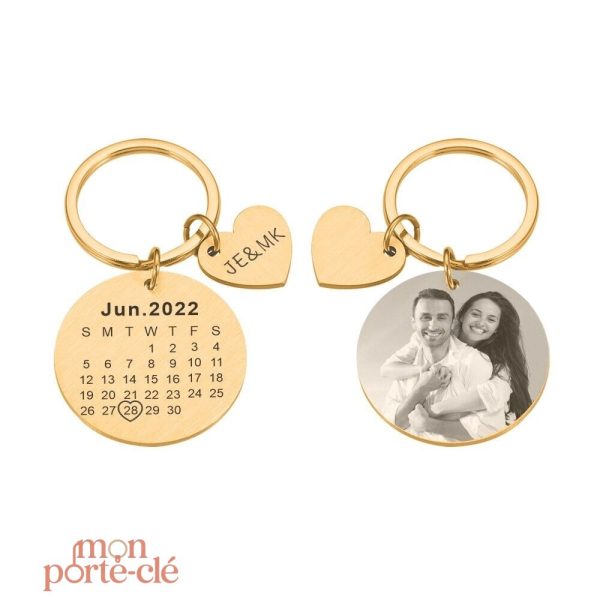 Porte-clé original pour célébrer une date importante