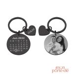 Porte-clé date personnalisable pour un cadeau unique