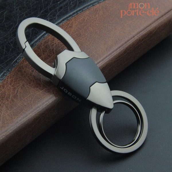 Porte-clé homme La Flèche de Marque en acier