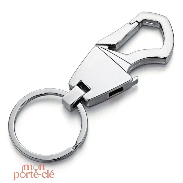 Porte-clé décapsuleur personnalisé en acier