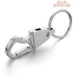 Porte-clé pratique, décapsuleur en acier