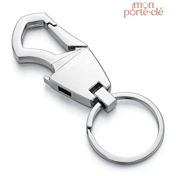 Accessoire utile : porte-clé décapsuleur en acier