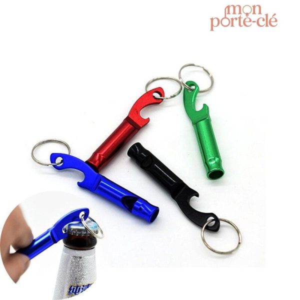 Accessoire de poche : porte-clé et décapsuleur