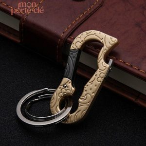 Porte-clé décapsuleur en acier Le Gravé