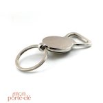 Accessoire en acier, porte-clé décapsuleur unique Maître et Maîtresse