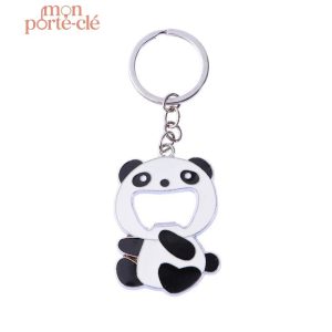 Décapsuleur panda amusant et fonctionnel en porte-clé