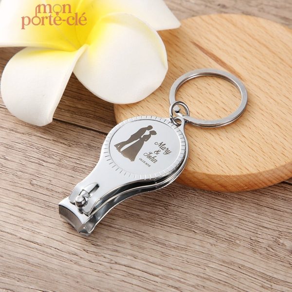 Porte-clé unique pour célébration de mariage