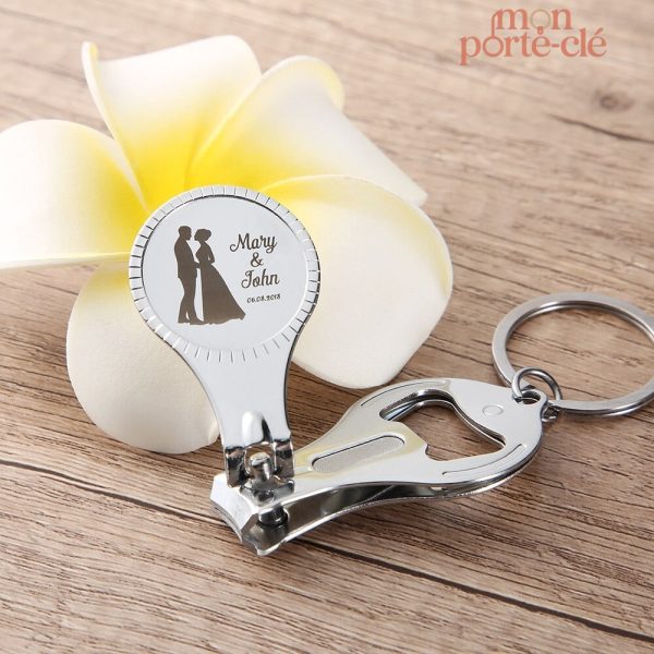 Porte-clé mariage décoratif et fonctionnel