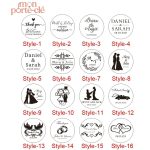 Porte-clé personnalisé pour événements nuptiaux