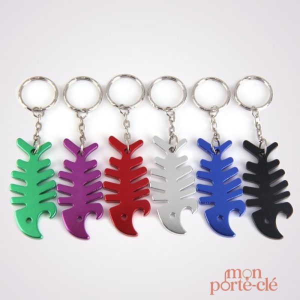 Porte-clé décapsuleur poisson design pratique et original