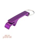 Décapsuleur et porte-clé en un seul produit