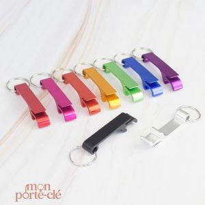 Porte-clé professionnel avec fonction décapsuleur