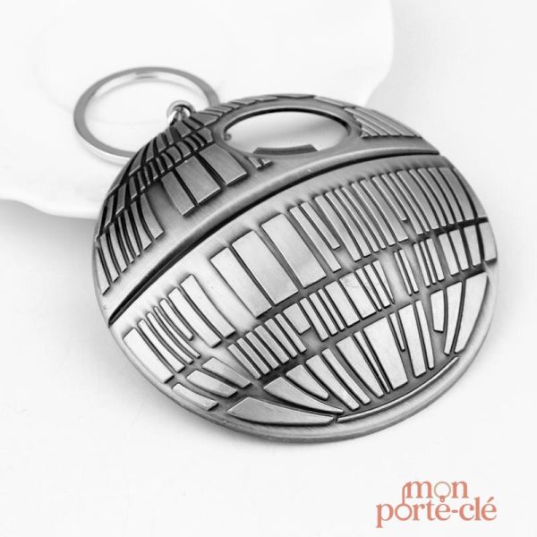 Porte-clé décapsuleur Star Wars Étoile Noire en acier