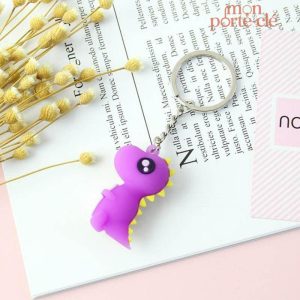 Porte-Clé Original avec motif de dinosaure