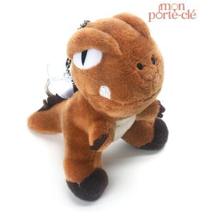 Porte-clé en peluche dinosaure unique