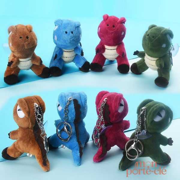 Porte-clé original en forme de dinosaure