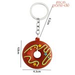 Porte-clé original donuts, un accessoire ludique