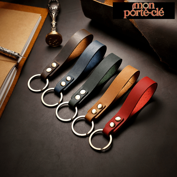 Porte Clé Dragonne en cuir élégant