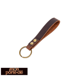 Accessoire porte-clé en cuir stylé