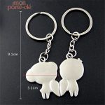 Porte-Clé Couple, accessoire unique pour deux personnes