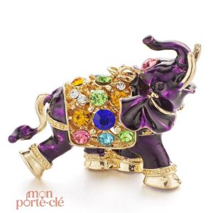 Porte-clé éléphant original pour accessoires uniques
