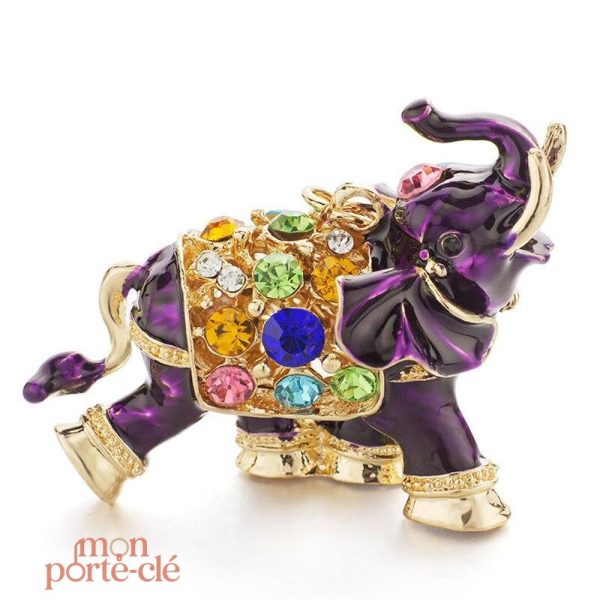 Porte-clé éléphant original pour accessoires uniques