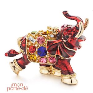 Porte-clé éléphant en design original et amusant
